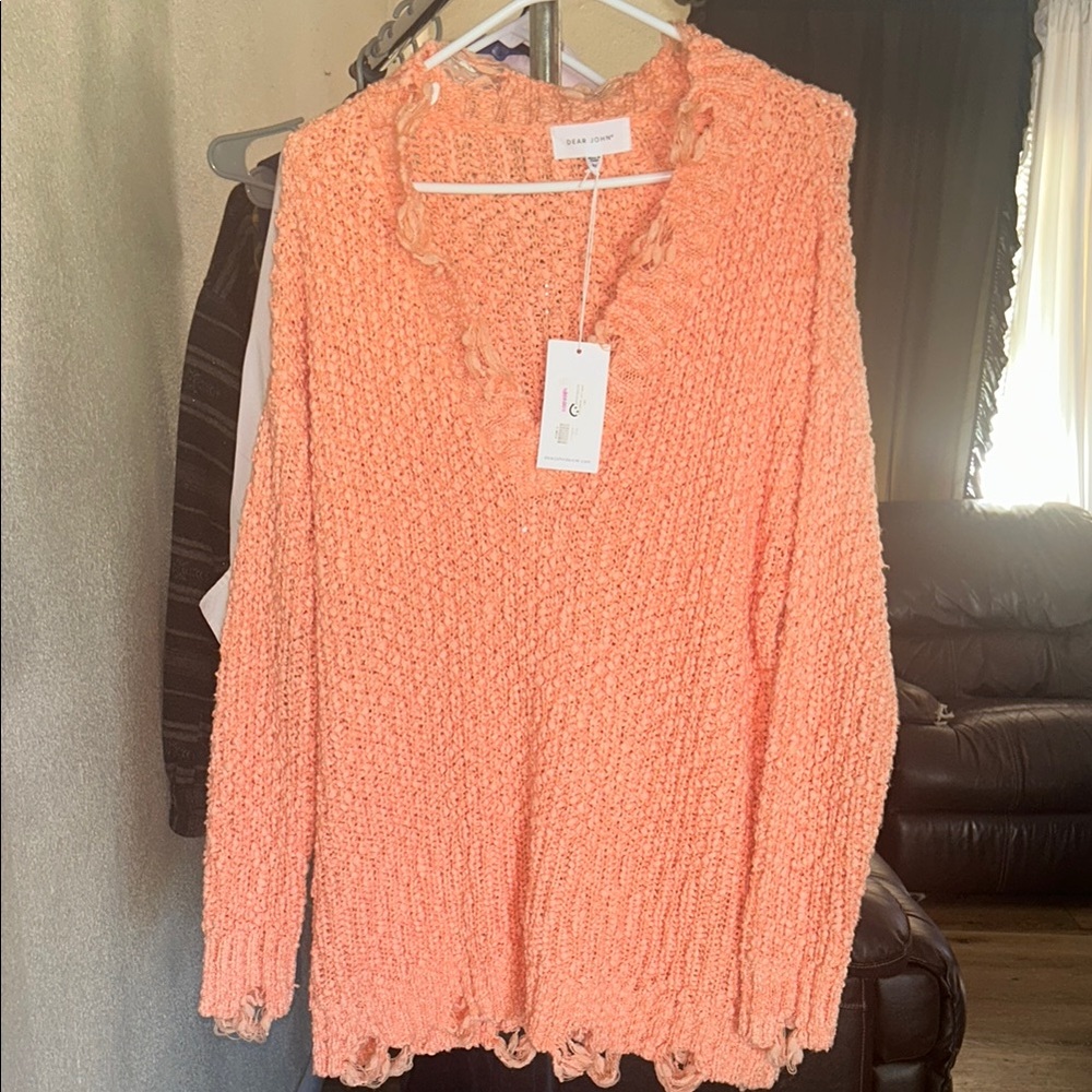 Dear John cable knit sweater
